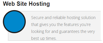 Secure and reliable hosting solution that gives you the features you're looking for and guarentees the very best up times.